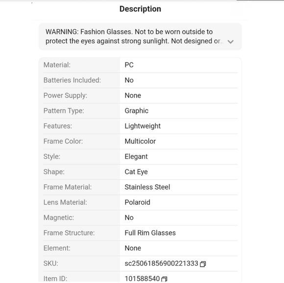 Cat Eye Mirror Fashion Glasses, Chic Elegant Retro Minimalist - Picture 5 of 13